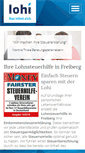 Mobile Screenshot of lohnsteuerhilfe-freiberg.net